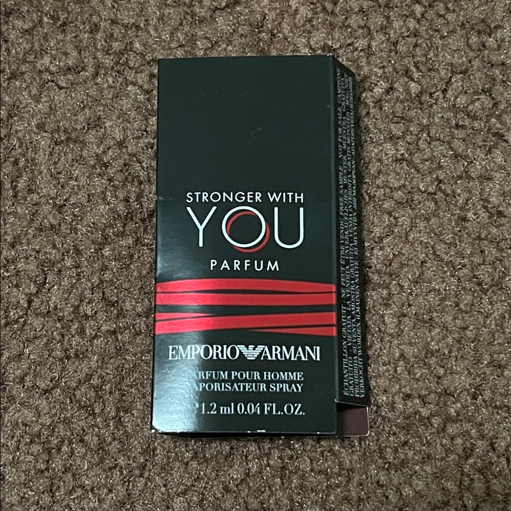 ❗️LAST 1❗️🤎5 For $25🤎 EMPORIO ARMANI STRONGER WITH YOU Men’s Fragrance Sample